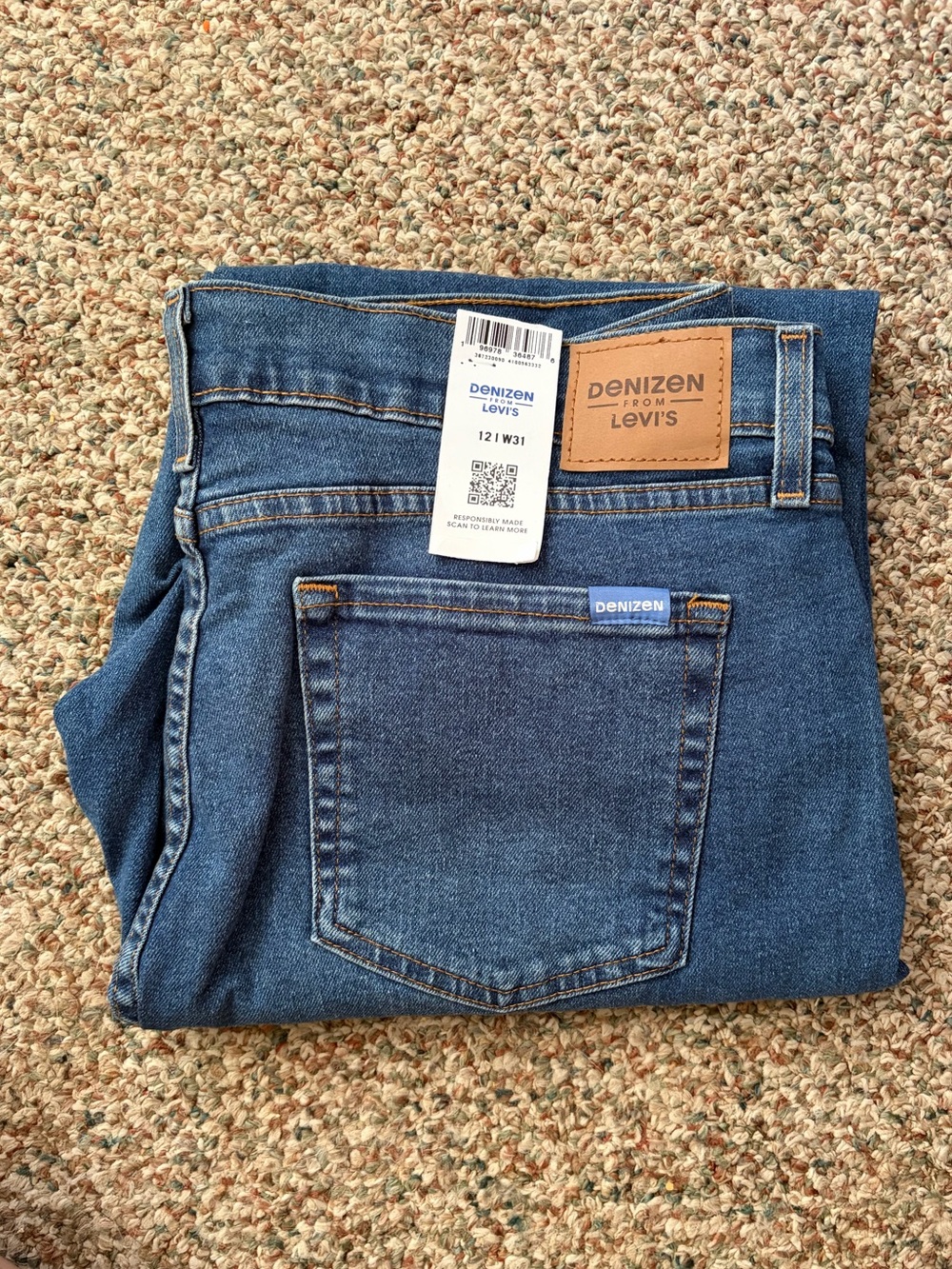 Denizen from Levi's Women’s Blue Straight Fit Jeans